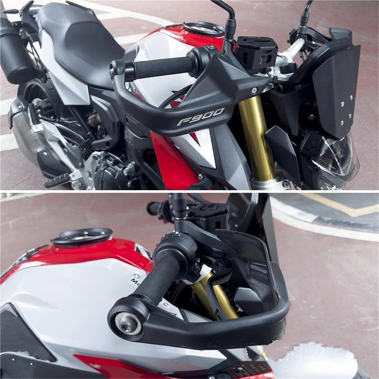Protège-Mains Moto pour BMW F900R F900XR 2020-2023 Pièces De Protège-Mains pour Guidon, Protection De Levier, Protection De Protection Protège-Mains Coupe-Vent
