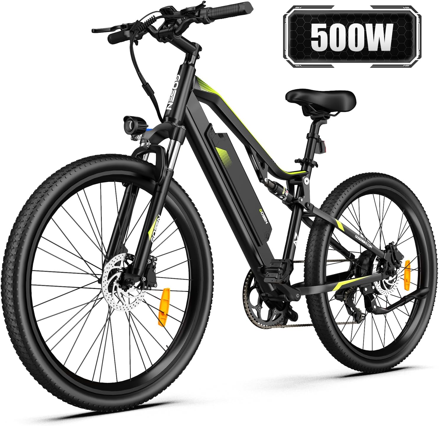 TESGO 27.5’’ OffRoad Electric Mountain Bike Rear Shock Absorber E