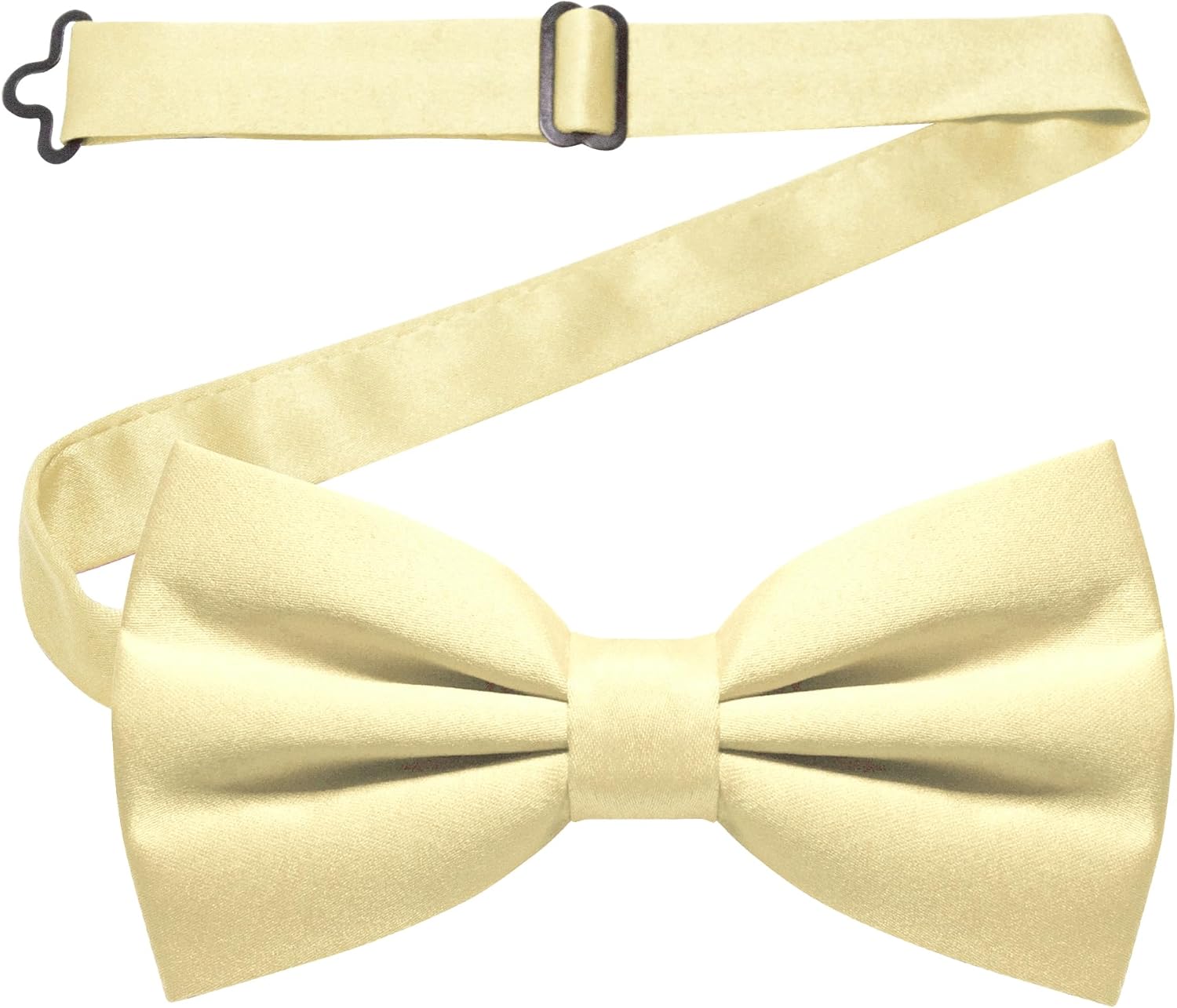 JEMYGINS Solid Color Pre-tied Bow Tie and Pocket Square Cufflinks Lapel Pin Sets for Men 4PCS - Image 3