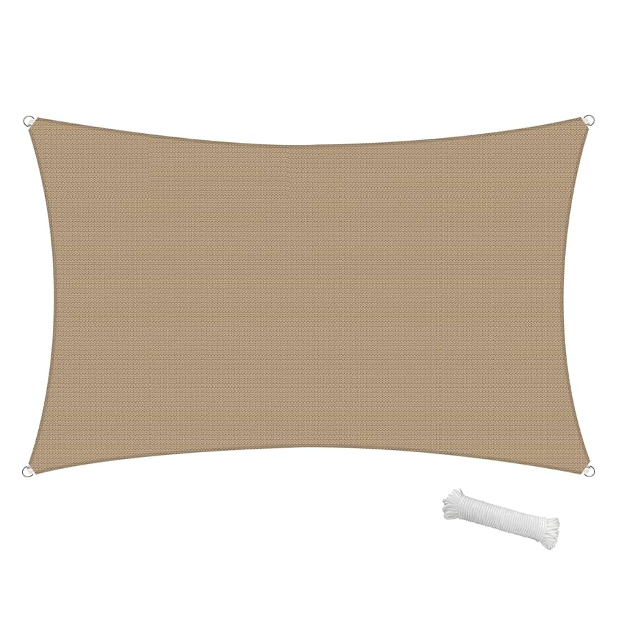 新品ヨーク 24aw RayonWoolOmbrePlaidEasyPants2 Amazon.com : KANAGAWA Sun Shade Sail Curved 24'X24' Sand