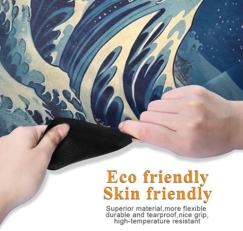 Miniatura 2 de Skull Yoga Mat for Women Men 71" x 26" Non Slip Exercise & Fitness Mat 1mm Thick Workout Mat for Yoga, Pilates, Come with Storage Bag