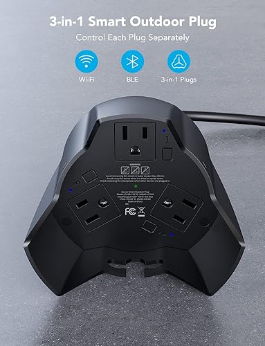 Miniatura 3 de Govee Paquete de enchufe inteligente para exteriores con tira de luz LED Govee para exteriores