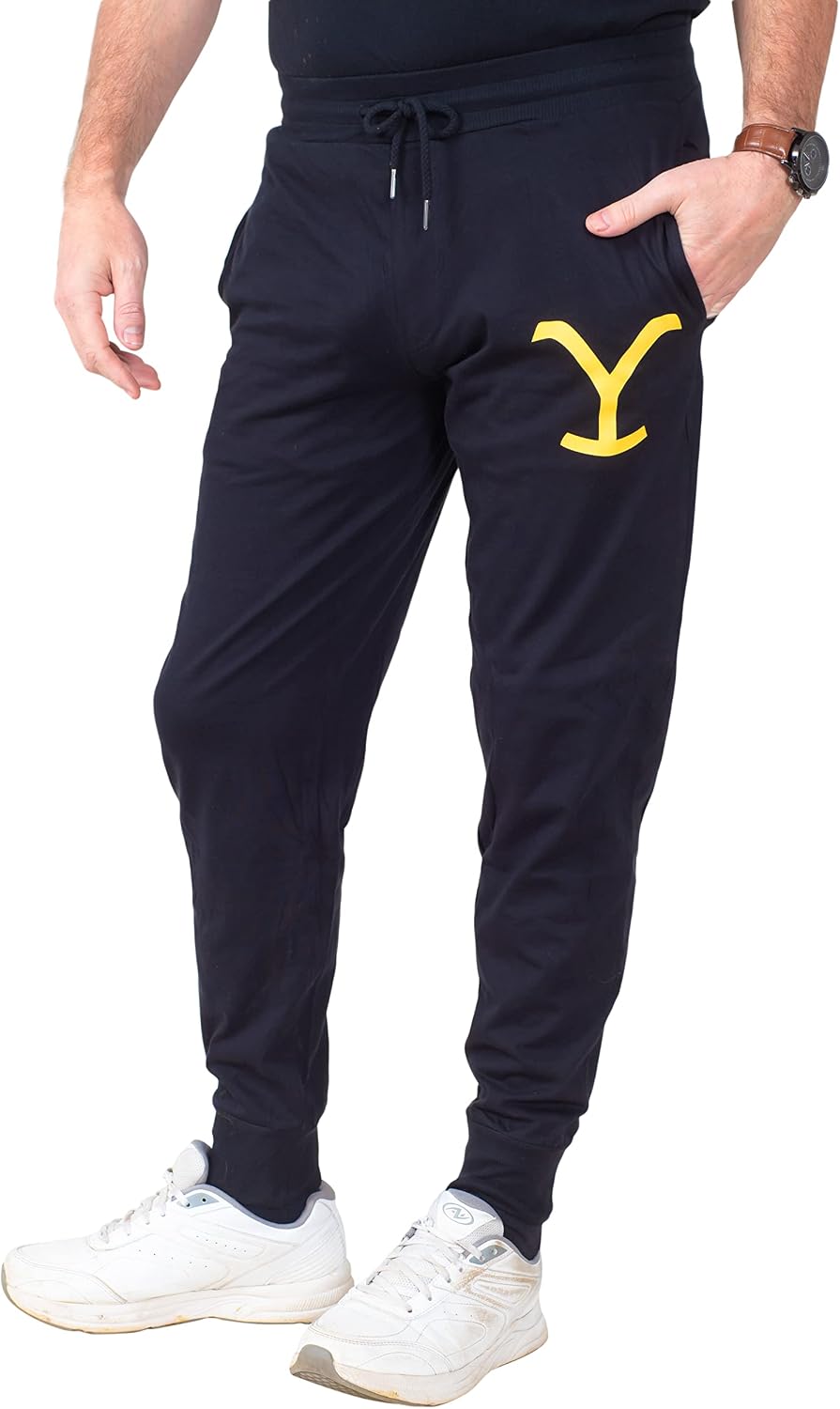 Adult Unisex Yellowstone TV Show Y Dutton Ranch Comfortable Black Jogging Pants