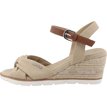TOM TAILOR Women's 5390040007 Wedge Sandals