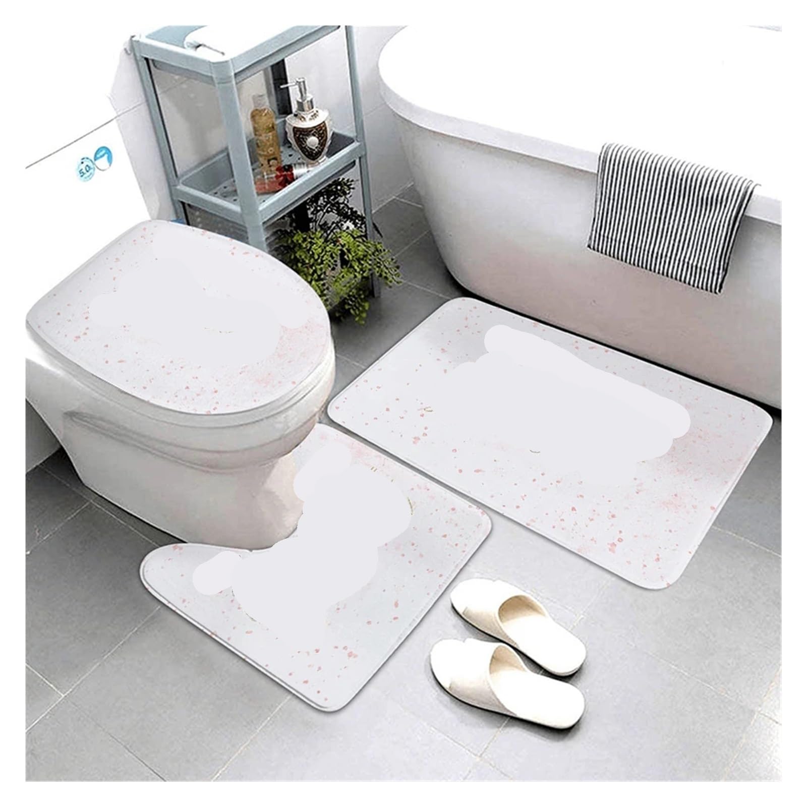 Shower Mat Bedroom Room Mat Bathtub toilet rug Anti-slip Bath Bathroom Small Rug(2208sjt-001721)