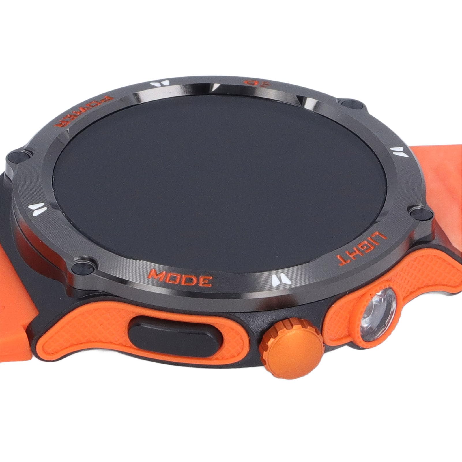 Smart Watch, Smartwatch Touch Screen da 1,53 Pollici Costruito in Bussola, 100 modalità Sport, Bluetooth 5.3, Torcia Elettrica, Impermeabile, per gli Sport All'aperto (ORANGE)