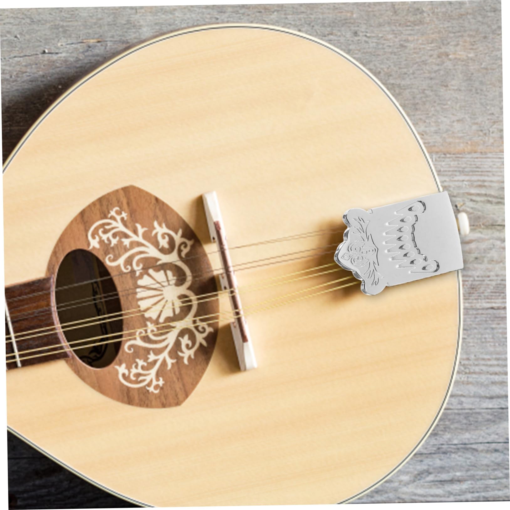 Toyvian 4 zestawy deski kreślarskiej z mantoliny, części metalowe do mandoliny, profesjonalne akcesoria do mandolin, gitary, instrumentów muzycznych, mandoliny, uchwyt strunowy z metalu, podstawa