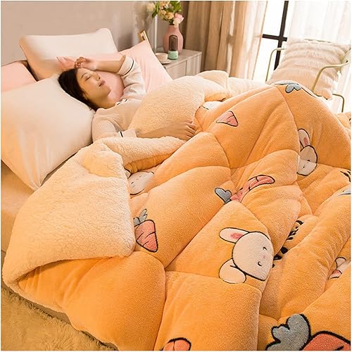 Colacolcha, edredón, edredón de cachemira, edredón grueso y cálido de cachemira, edredón de fibra hueca para el hogar, dormitorio, doble, King,