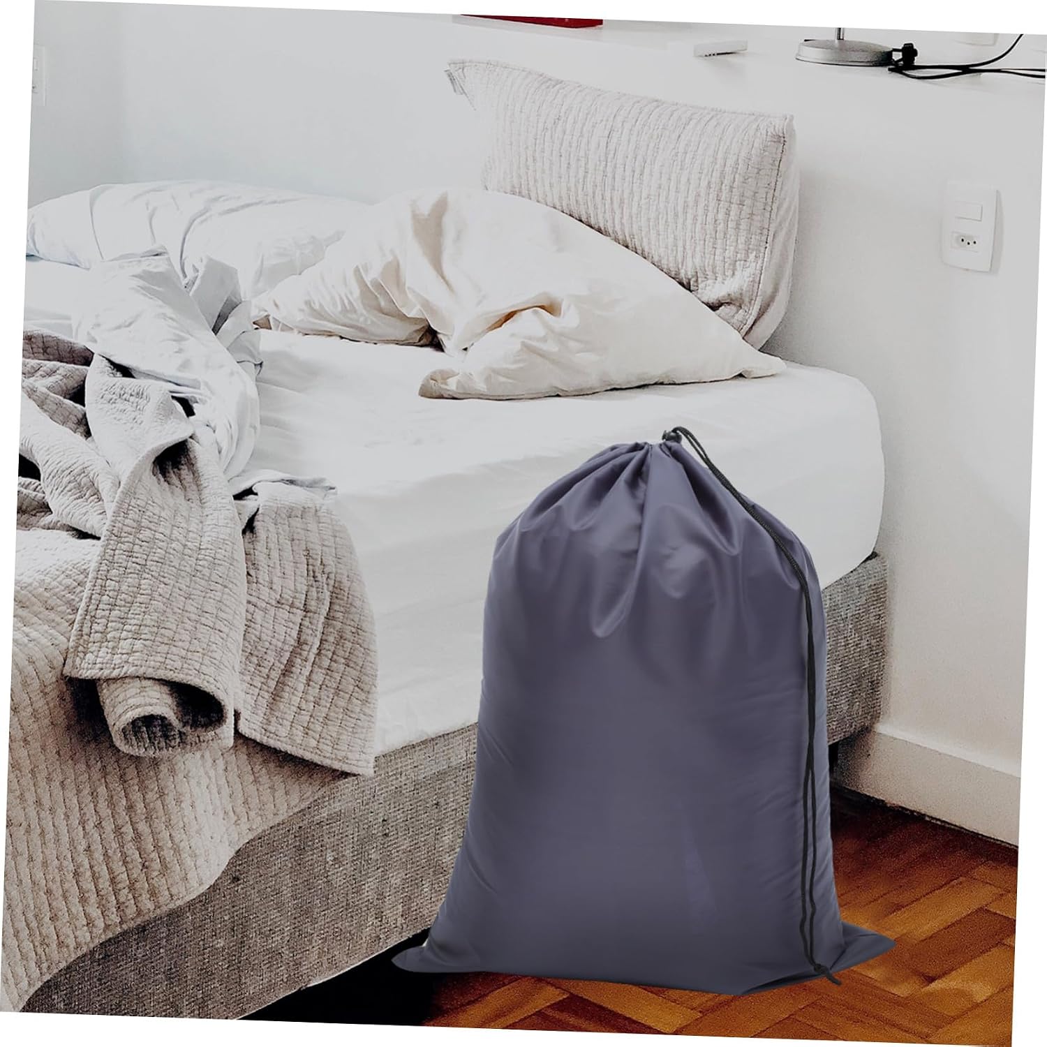 2Pcs Travel Laundry Bags Polyester Pouch for Dirty Clothes Storage Multi Functional Storage for Socks Underwear Towels and More image 4