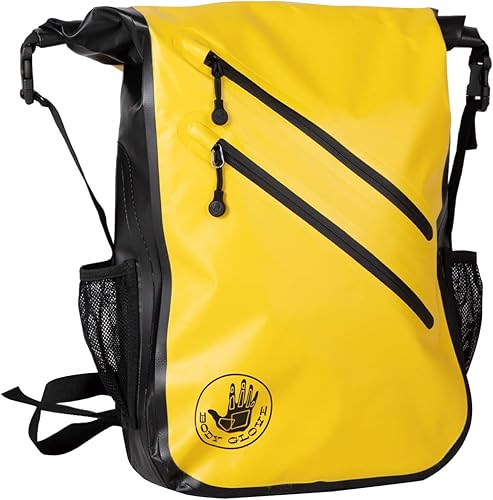 Body Glove Ruxton, Amarillo, Ruxton - Mochila flotante impermeable para surf, kayak, senderismo, camping, deportes acuáticos, gimnasio con funda