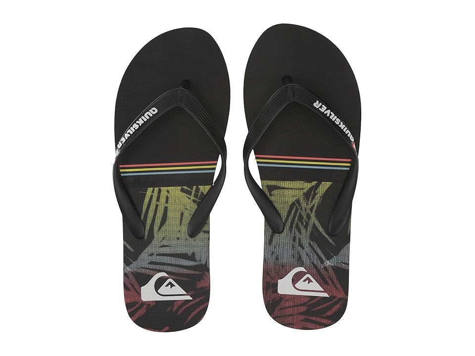 

Quiksilver Molokai Print (Black/Black/White 2) Men's Sandals