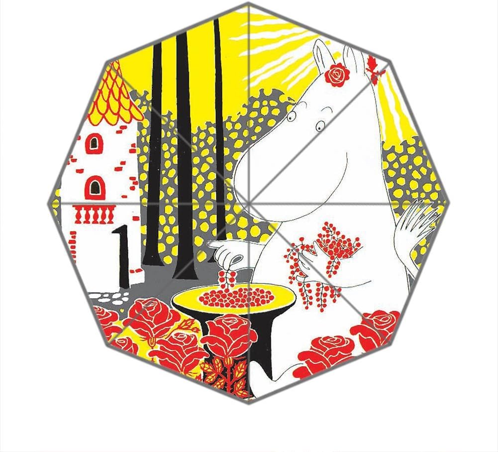 Custom Foldable Umbrella Diy Lovely Moomin Cartoon Design