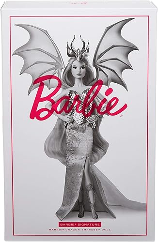 Miniatura 7 de Barbie Signature Mythical Muse Fantasy Dragon Empress - Muñeca de 15 pulgadas, coleccionable, con pelo y alas de color pastel