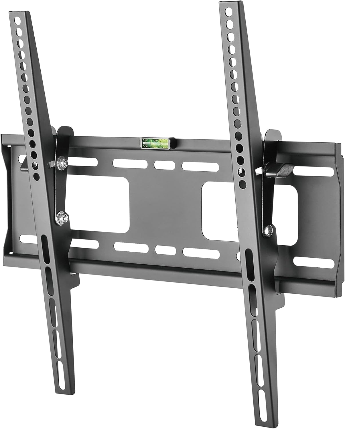 Angled view of the DELTACO Tilt Wall Mount with TV bracket arms attached