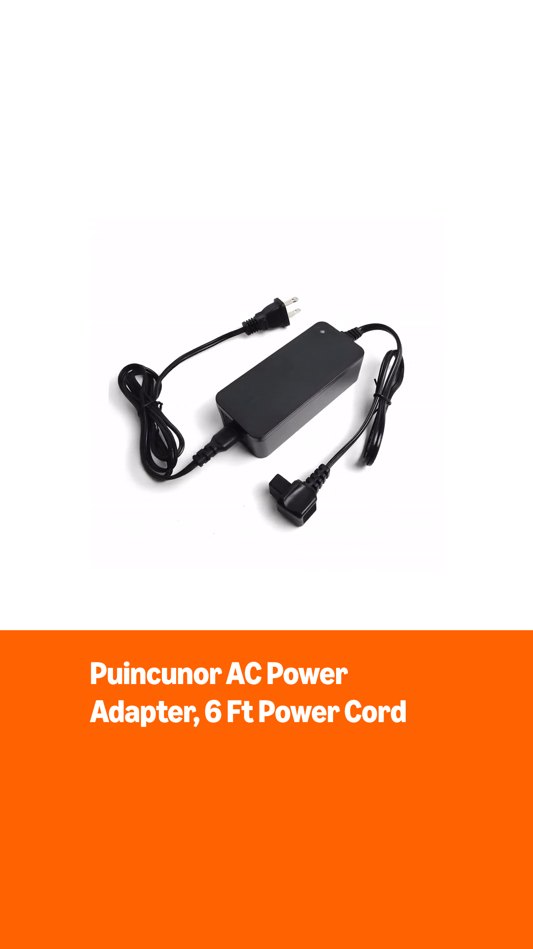 Amazon.com: Puincunor 12V Car Refrigerator AC Power Adapter, 110V
