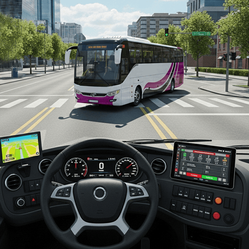 Urban Bus Coach – Public Transport Bus Driving Game