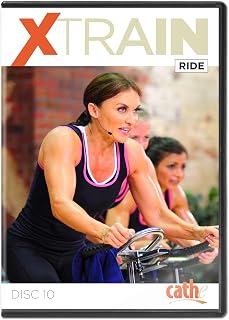 Cathe Friedrich XTrain Ride Indoor Cycling Workout DVD - Use Cathe low impact Indoor cycle workout DVD for lower body sculpting, fat burning, weight loss and aerobic conditioning