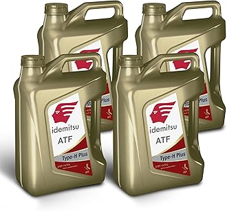 Idemitsu ATF Type H-Plus Automatic Transmission Fluid for Honda, Acura – 5 Quart, Case of 4| Engineered for High Performance and Superior Anti-Wear Protection