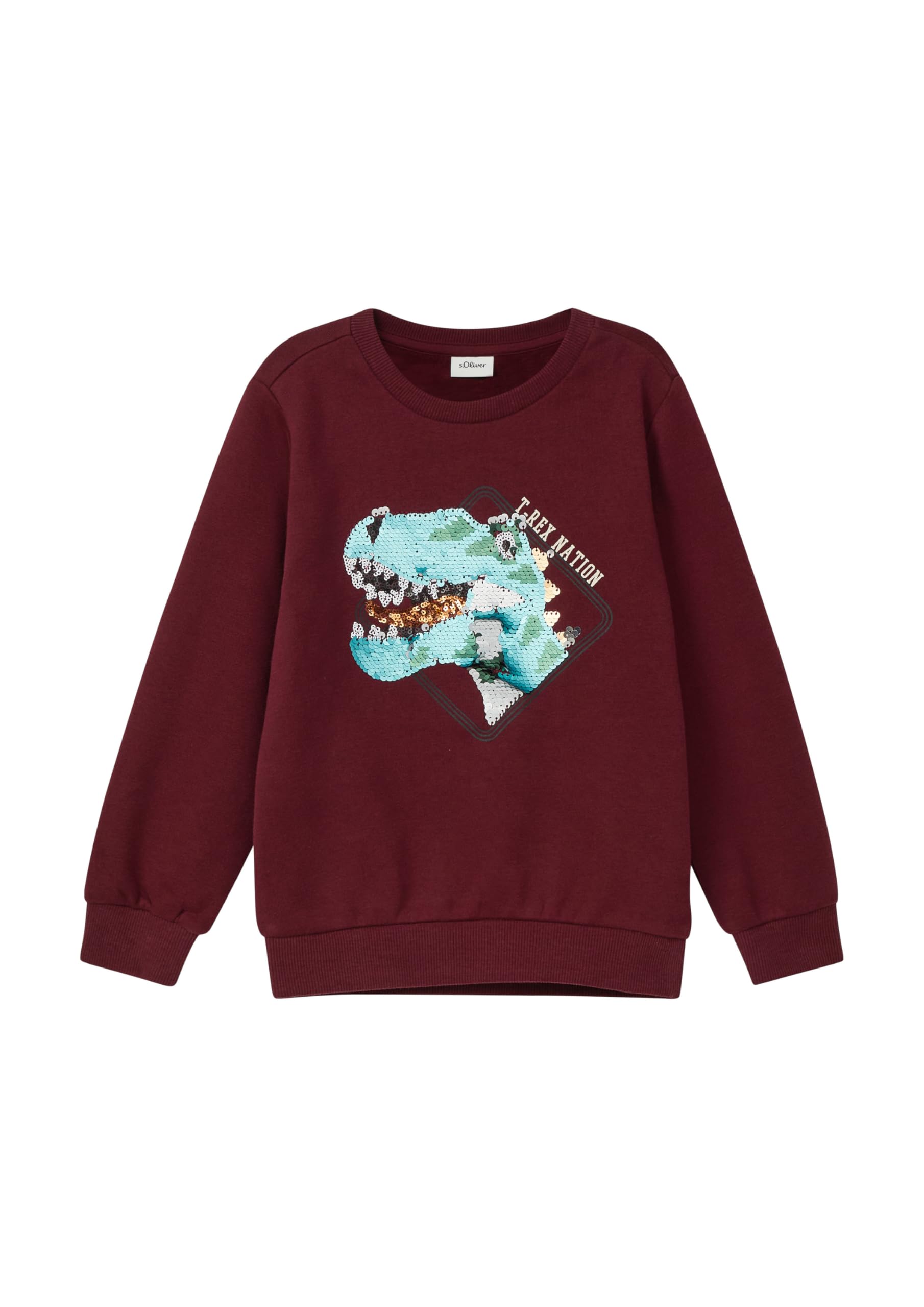 s.Oliver Sweatshirt mit Wendepailletten mit kuscheliger Innenseite