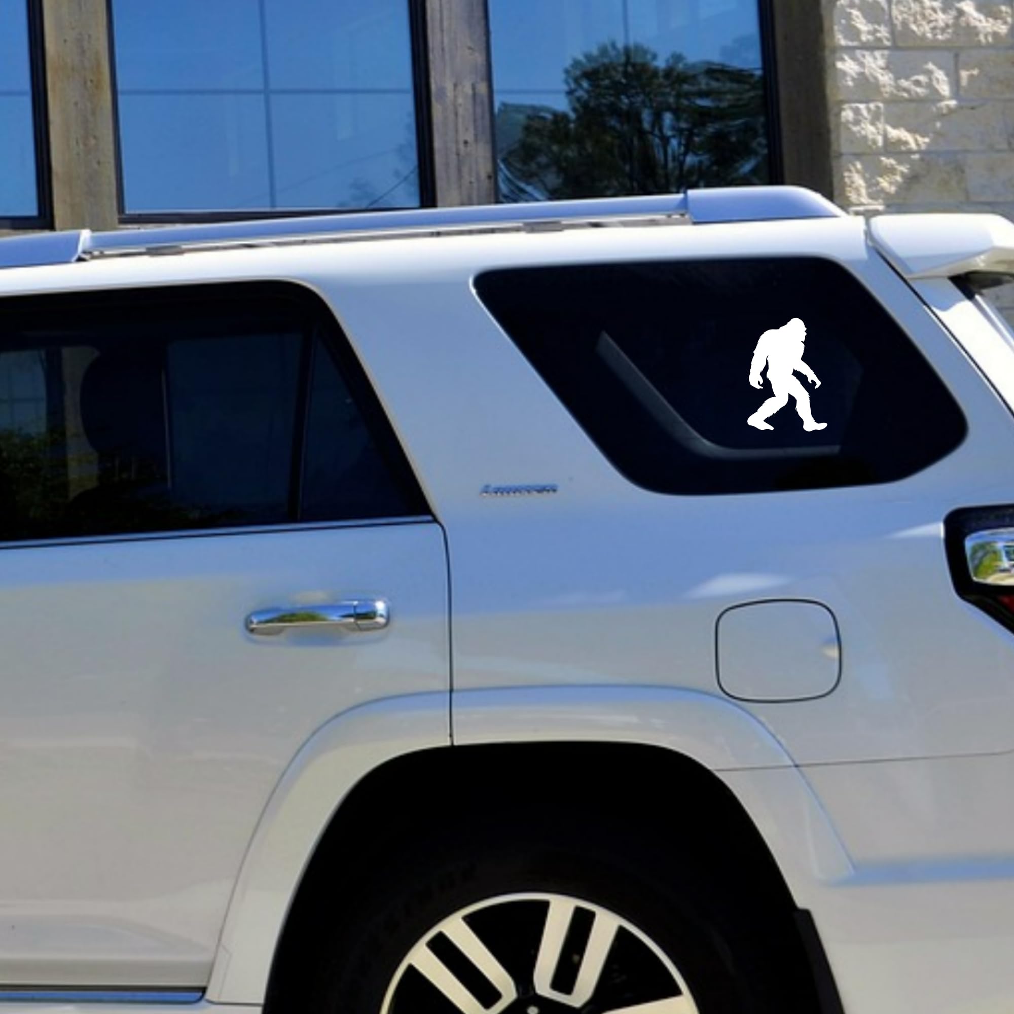 Bigfoot 'Saw Me But No One Believed Him' Vinyl Decal - 5 Inch Car Window Sticker