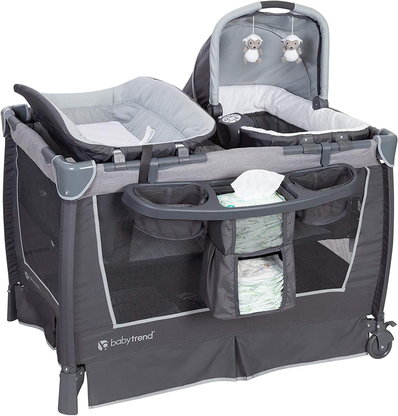 Baby Trend Retreat Nursery Center Robin, Gray