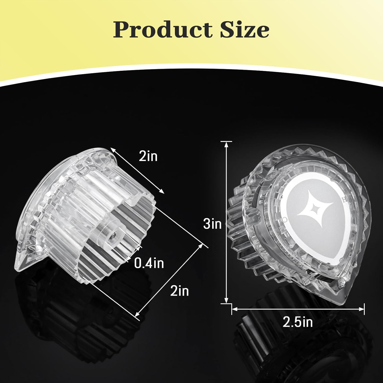 Replacement Knob Handle Kit Compatible with Moen Posi-Temp 100710, Single Handle Bathtub & Tub Shower Handle