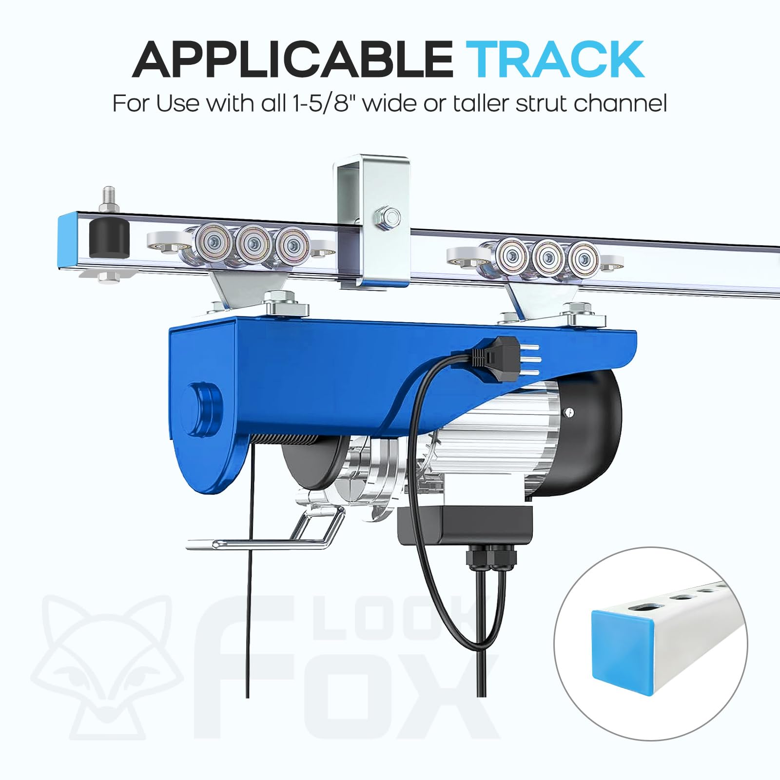 6+2 Wheel Hoist Trolley - Heavy Duty & Anti-Lock -6 6+2 Wheel Hoist Trolley - Heavy Duty & Anti-Lock -6
