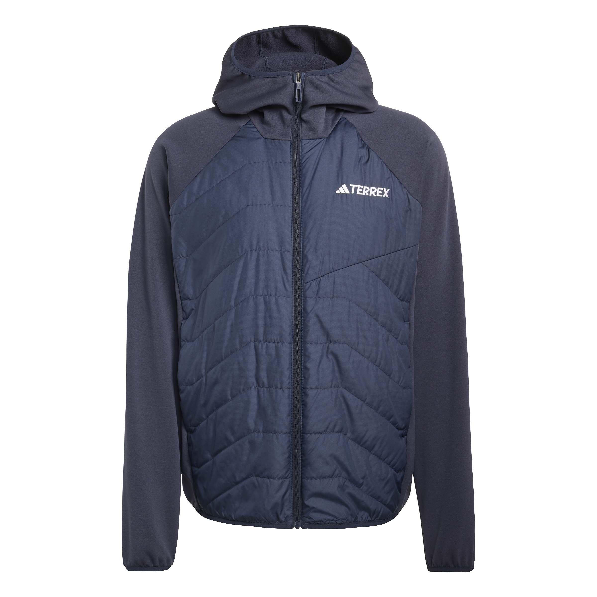 adidas Men's Terrex Multi CLIMAWARM Insulated Hybrid Hooded Jacket, legend ink, S