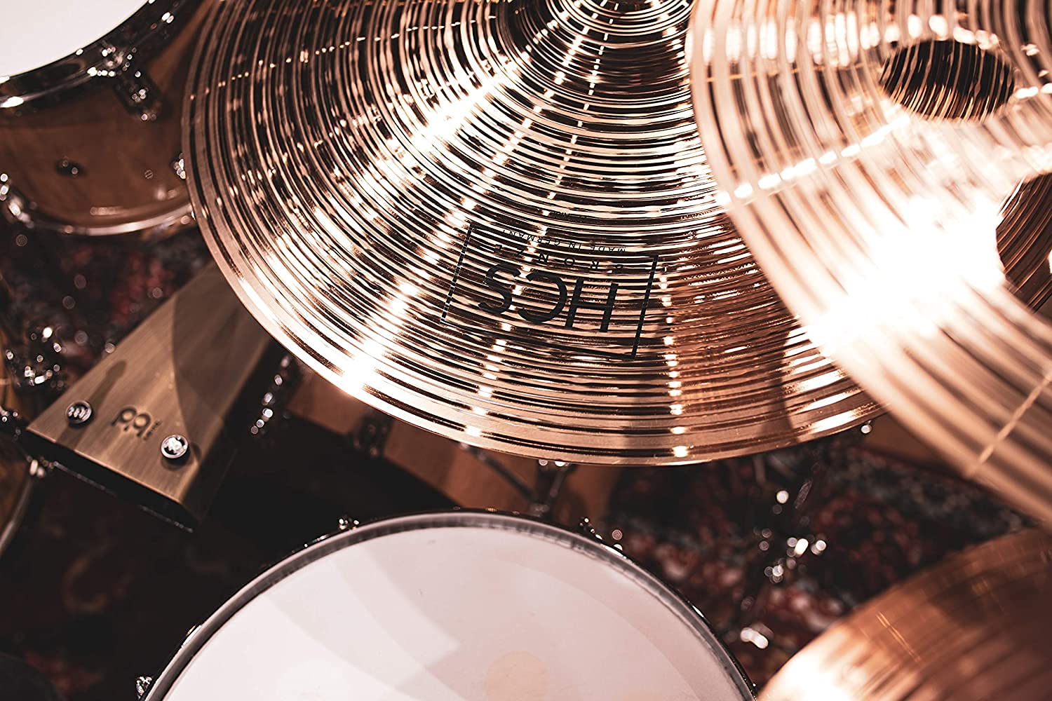 Meinl Cymbals HCS Bronze Piatto Ride 20 pollici (50,8cm) per Batteria – Bronzo B8, Finitura Tradizionale, Prodotto in Germania (HCSB20R)