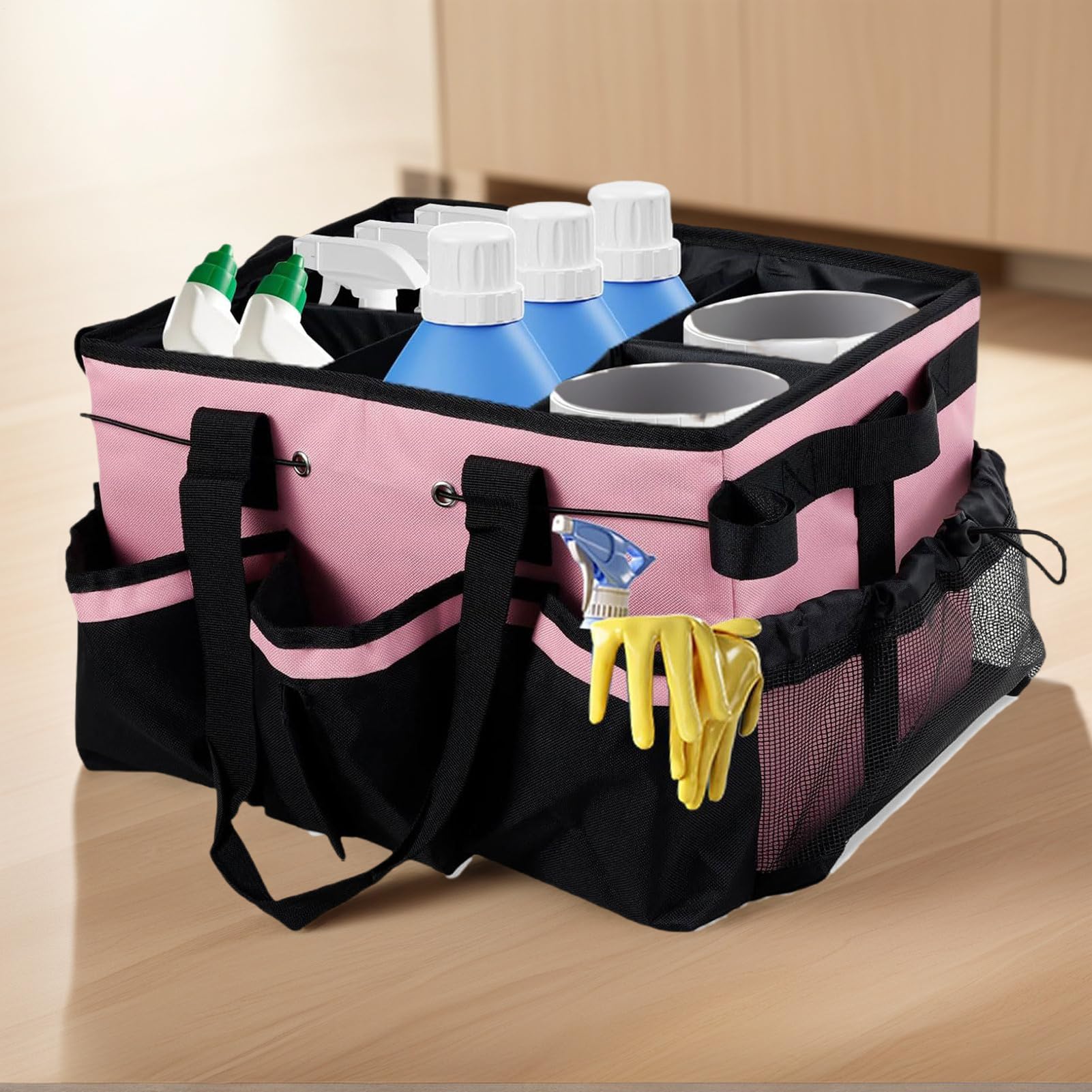 Portaoggetti Per Articoli Di Pulizia Indossabile, Fornitura, Organizer, | Tote Portaoggetti Prodotti Pulizia Ideale per cucina, sala pranzo, doccia, auto, dormitorio, università e b