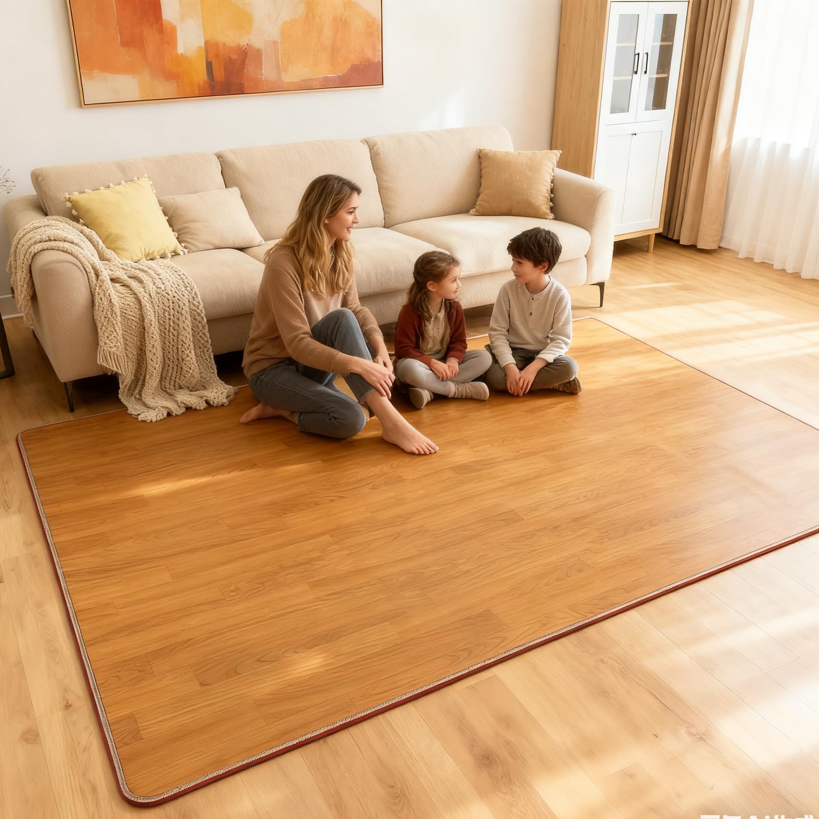 木目調　ホットカーペット Amazon | NujorWarm グラフェン 電気ホットカーペット 150x200cm 木目