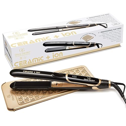 Olivia Garden Ceramic + Ion High Performance Professional Flat Iron