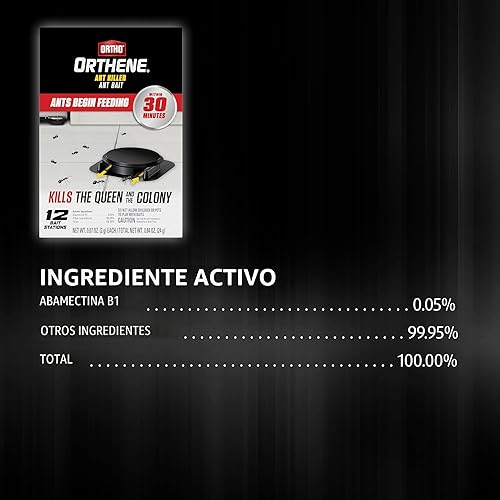 Miniatura 9 de Ortho Orthene Ant Killer Ant Bait, mata a la reina y la colonia, 12 estaciones