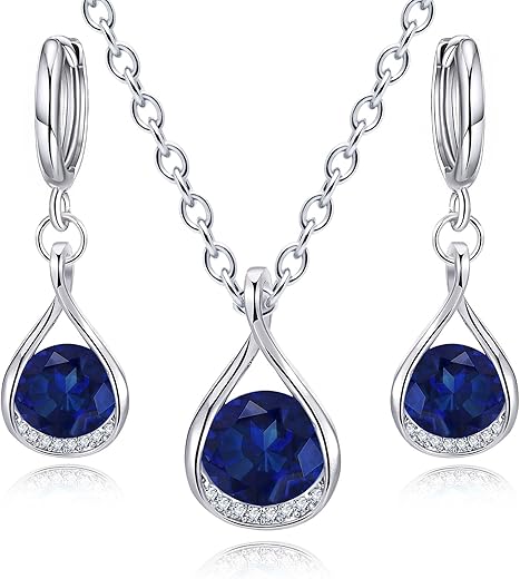 Elegant Silver Rhinestone Jewelry Set