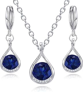 Silver Jewelry Sets For Women Rhinestone Pearl Crystal CZ Choker Necklace Earrings Bracelets Set For Bridal Bridesmaid Accessories Wedding Prom Anniversary Birthday Gifts