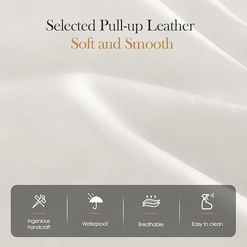 Miniatura 54 de Sophia & William Juego de 2 taburetes de bar marrones, taburetes de bar de 24 pulgadas de altura de mostrador para isla de cocina, taburetes de bar