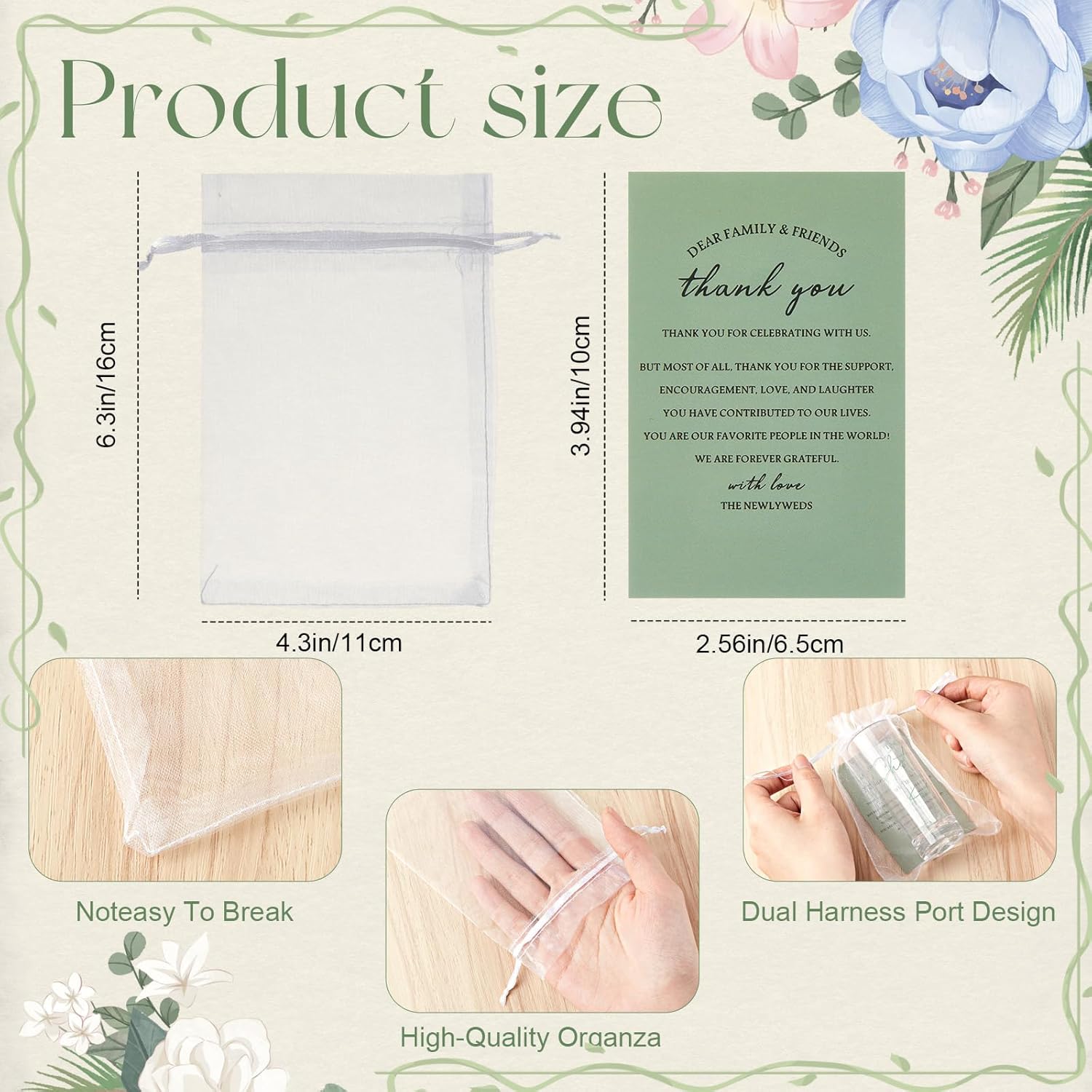 Sliner 50 Set Wedding Favors for Guests Bulk, 2 oz Acrylic Shot Glasses Set Take a Shot We Tied the Knot with Thank You Cards Organza Bags for Souvenirs Gifts Bridal Shower Party (Sage Green)