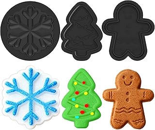 3 Pcs Christmas Bath Bomb Molds Kit Christmas Stocking Stuffers for Wome...