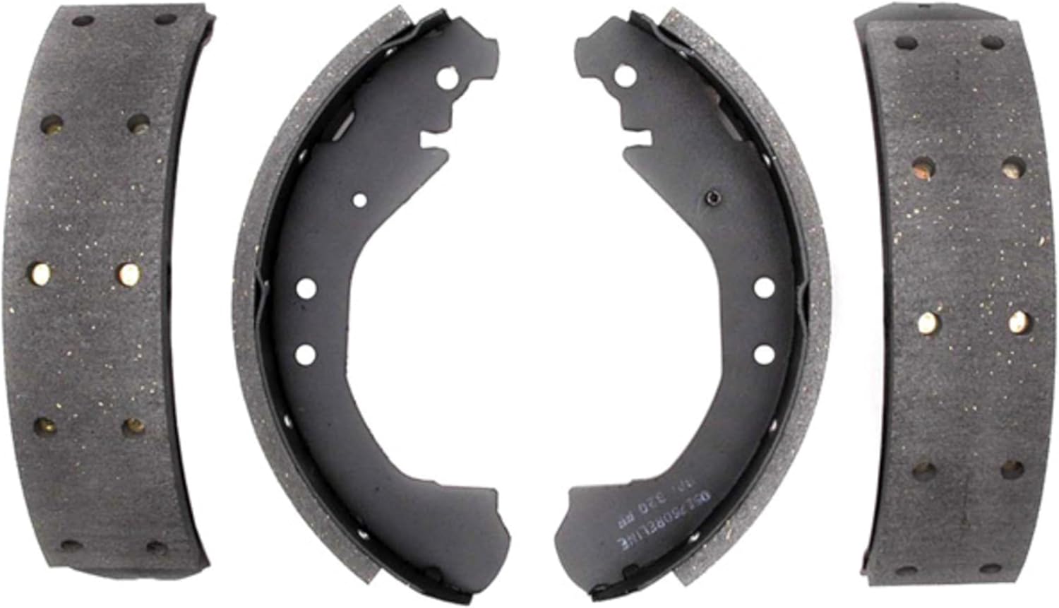 ACDelco Gold 17675R (18030062) Riveted Rear Drum Brake Shoe Set