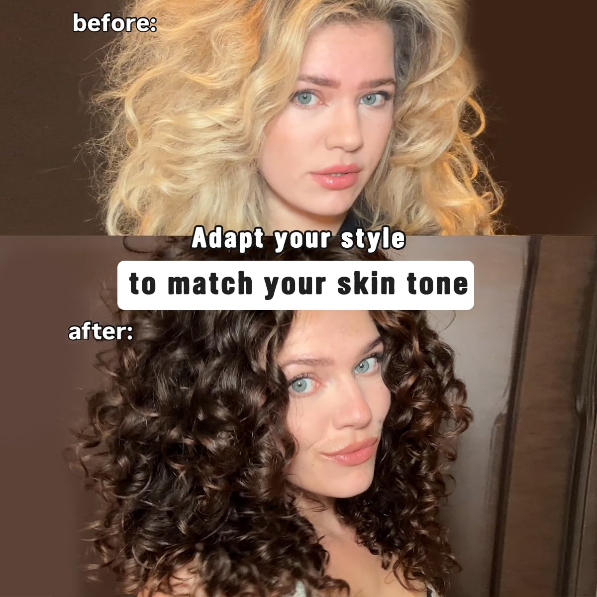 Vigorous Curly Clip In Hair Extensions,4PCS 20 inch Thick Curly Hair Extensions Lace Weft Clip Ins Invisible Natural Synthetic Hairpieces for Women,Light Brown with Blonde Highlights