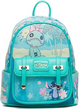 Wondapop Disney Lilo And Stitch Scrump 11" Vegan Leather Mini Backpack