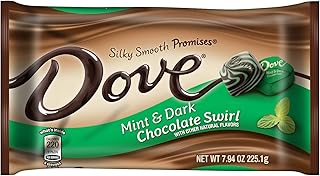 Promises Mint and Dark Chocolate Swirl Candy 7.94-Ounce Bag