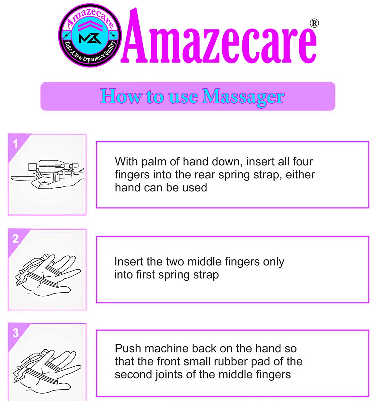 Amazecare Professional Dual Speed Powerful Light Weight Massager For Full Body, Head, Neck Pain Relief For Men&Women (Black-Massager01_Black) Amazecare Professional Dual Speed Powerful Light Weight Massager For Full Body, Head, Neck Pain Relief For Men&Women (Black-Massager01_Black)