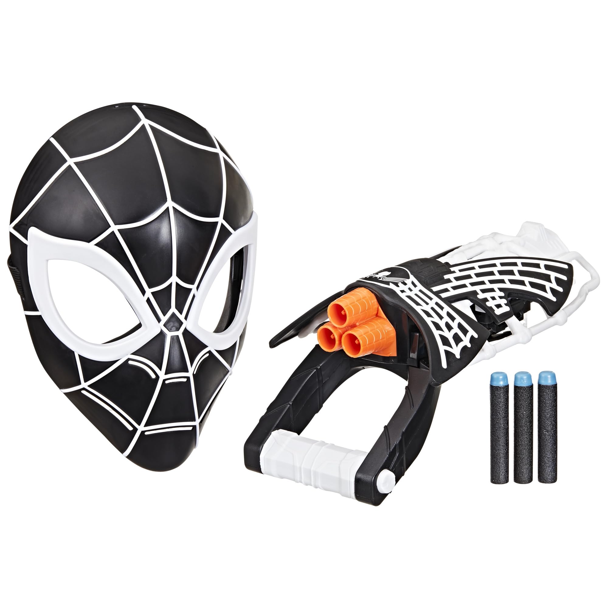 Marvel Spider-Man Symbiote Tri-Shot Blaster & Mask, Role Play