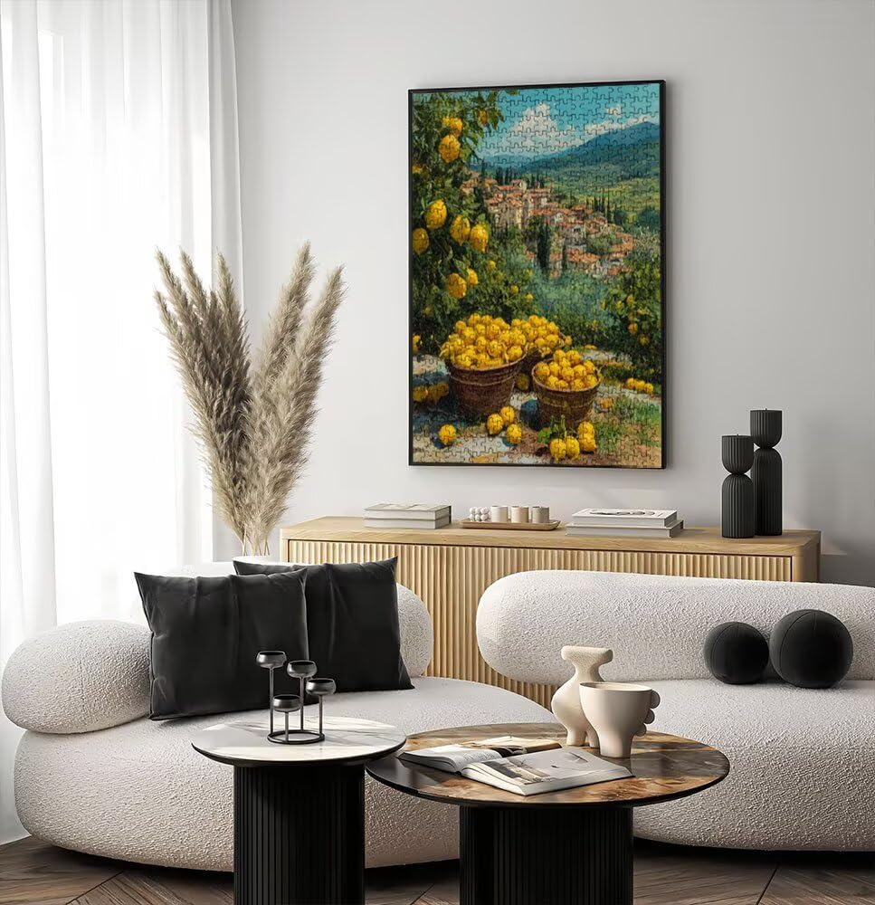 Jesienne Zbiory Cytryny, Klasyczne Puzzle 5000 Sztuk Dorosłych BLQSBGA7-350 | Wyzwanie Zagadki, Gry Logiczne Cała Rodzina, Stres, Wystrój Domu Miłośnicy Puzzle