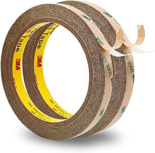3M Double Sided Tape 300LSE 0.39" x 36Ft Clear Heavy Duty Adhesive Tape for Electronics, Laptop & Phone Repairs, Arts, Crafts, Leather Work, Card Making – 2 Pack
