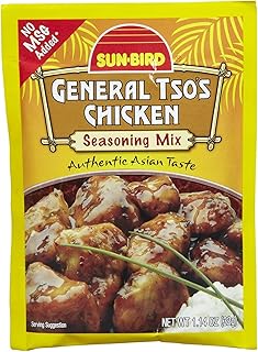 Sunbird General Tso's Chicken Seasoning Mix, 1.14 oz (Pack of 6)