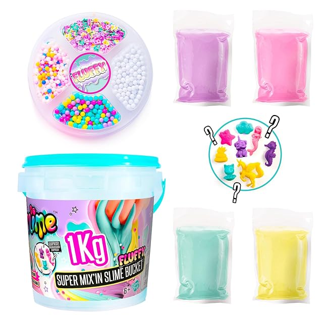 Foto 4 de 8 de Super cubo slime super bucket con decoración - varios modelos