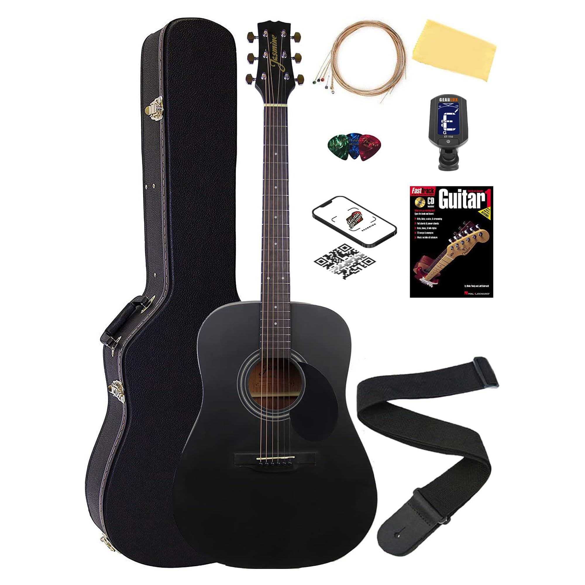 Amazon.co.jp: Jasmine S35 Dreadnought アコースティックギター