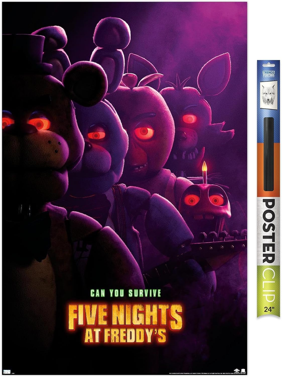 Amazon.com: Five Nights at Freddy's Movie - Teaser One Sheet Wall ...